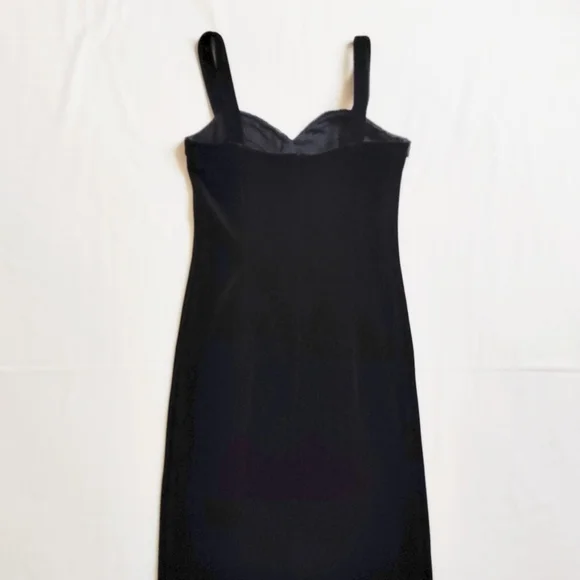 Black Velvet Dress - Picture 3 of 4